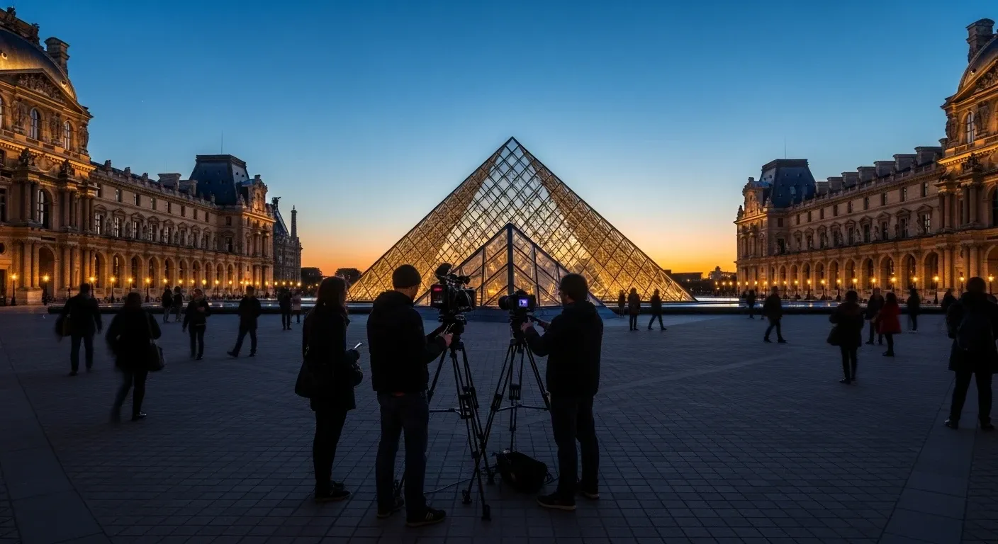 Louvre Museum Paris - filming location in France