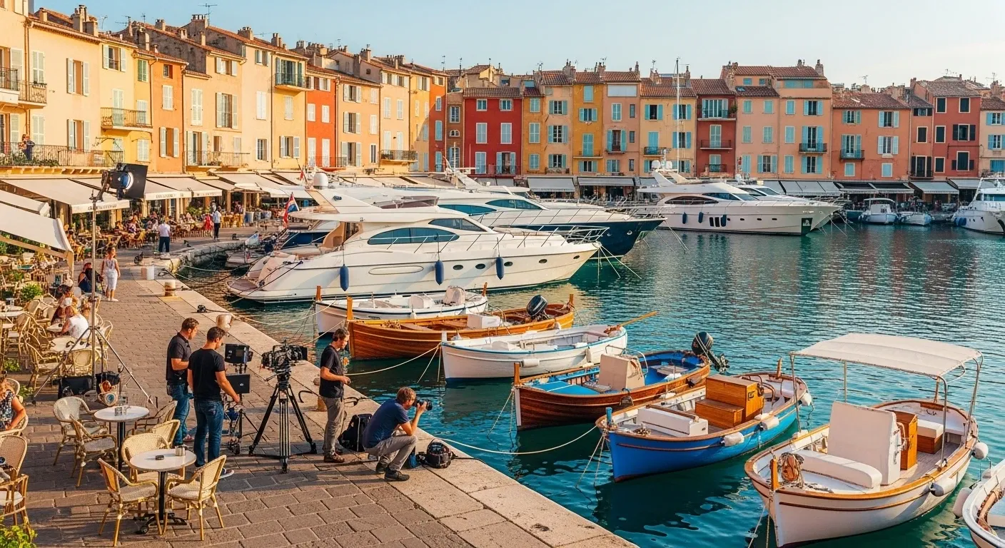 Saint Tropez Port - filming location in France