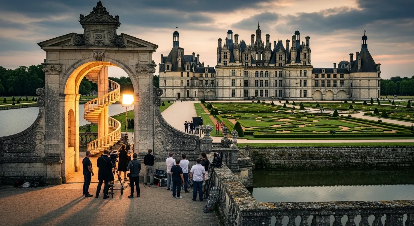 Chateau de Chambord - filming location in France