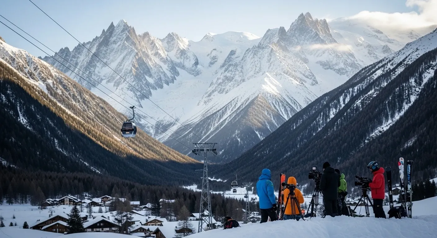 Chamonix Mont Blanc - filming location in France