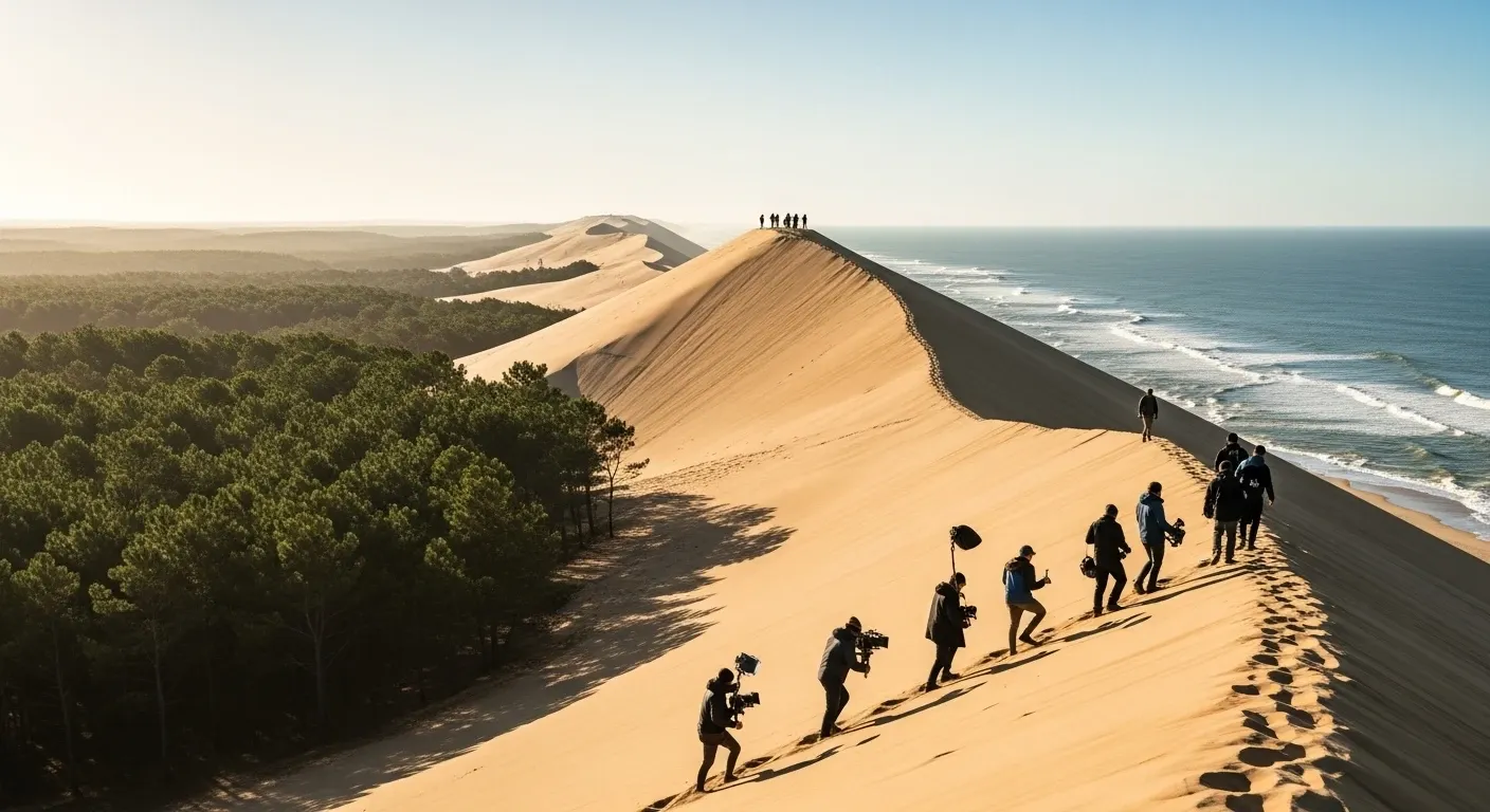 Dune du Pilat - filming location in France