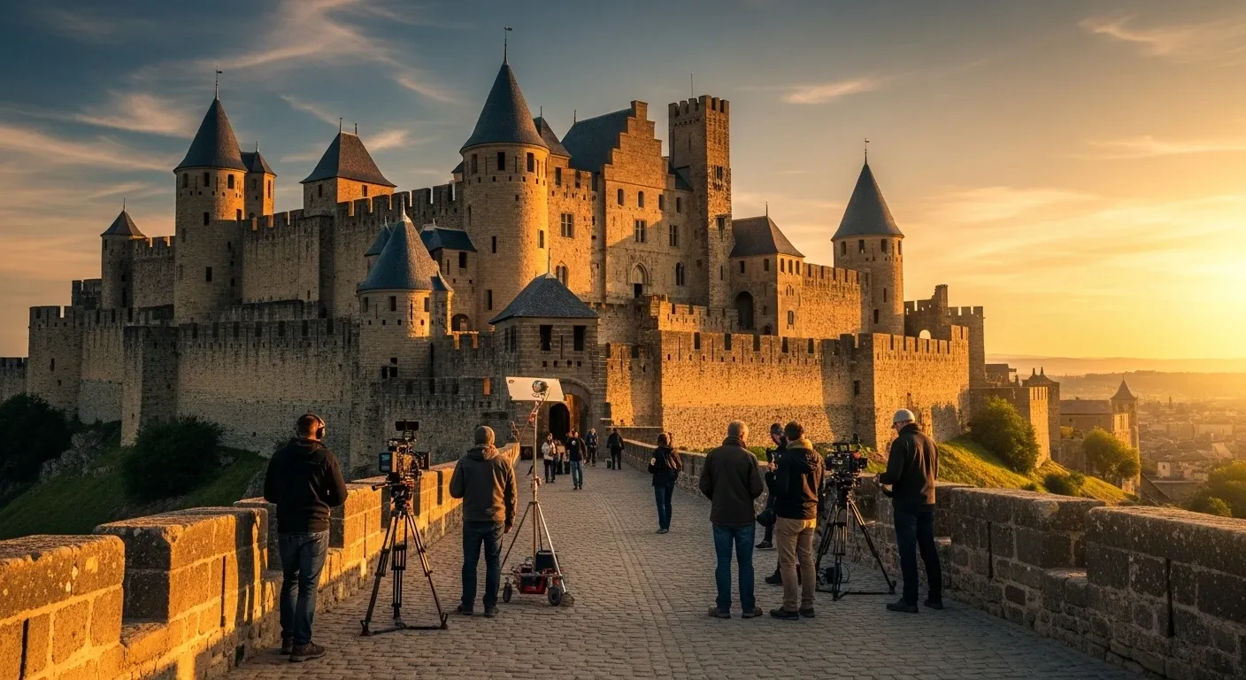 Carcassonne Fortress - filming location in France