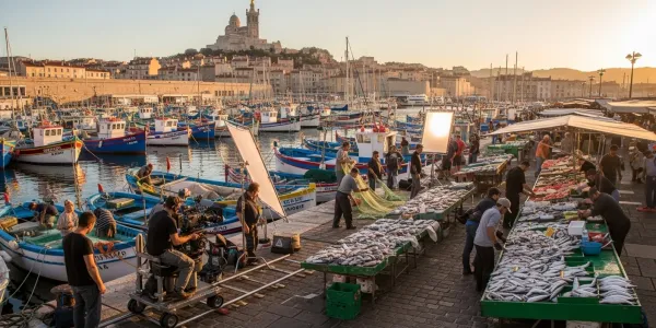 Filming in Marseille