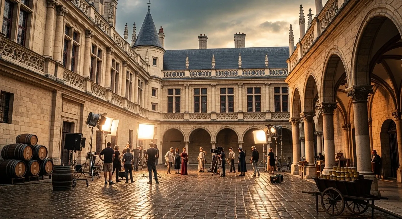Dijon Palace Dukes - filming location in France