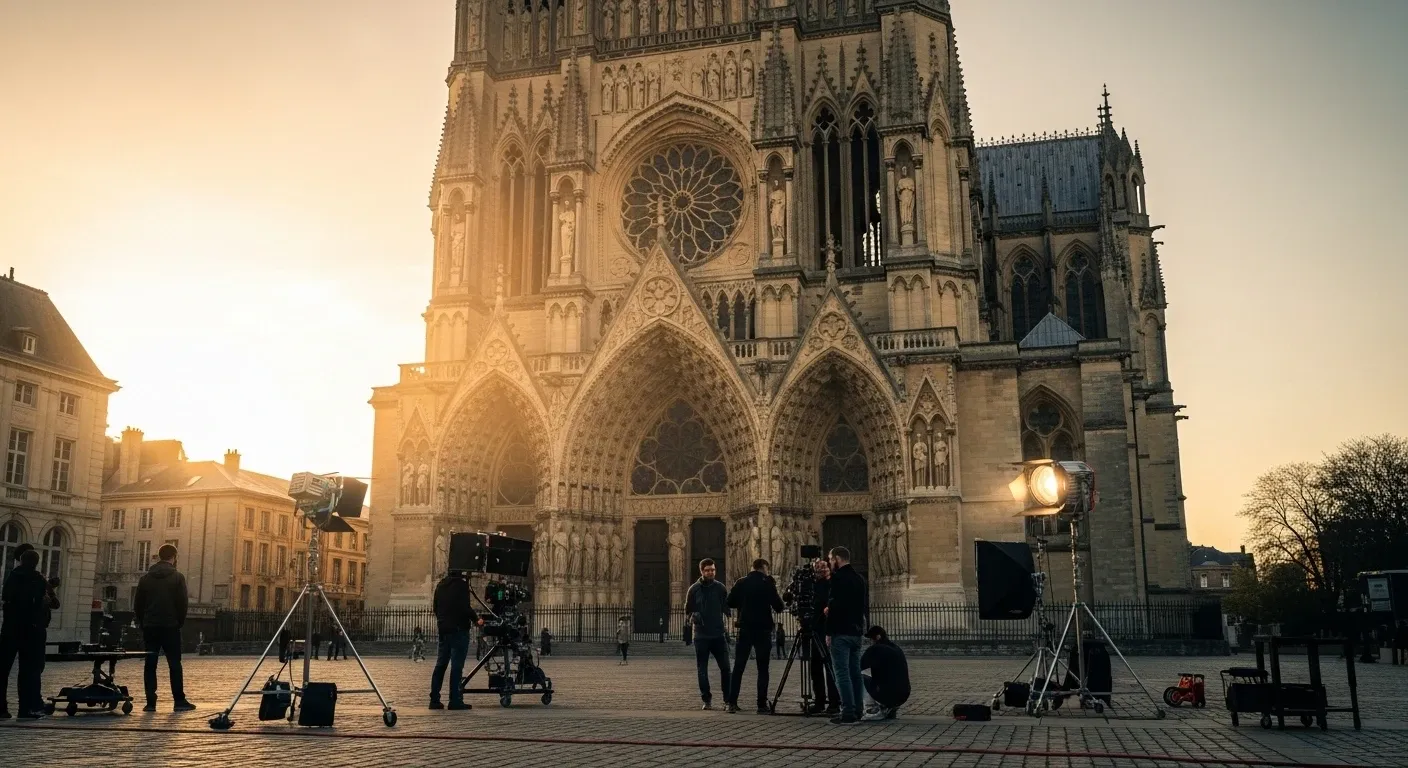Reims Cathedral - filming location in France