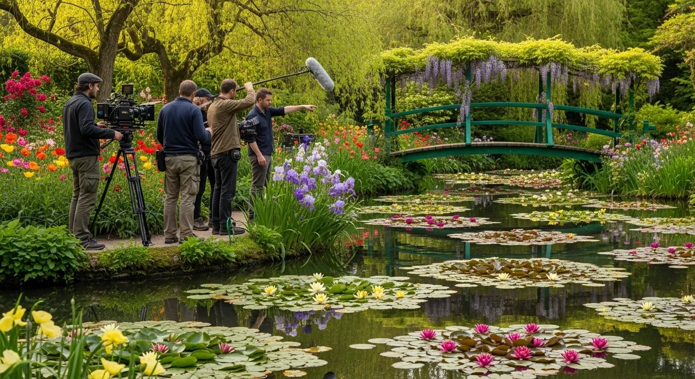 Giverny Monet Gardens - filming location in France